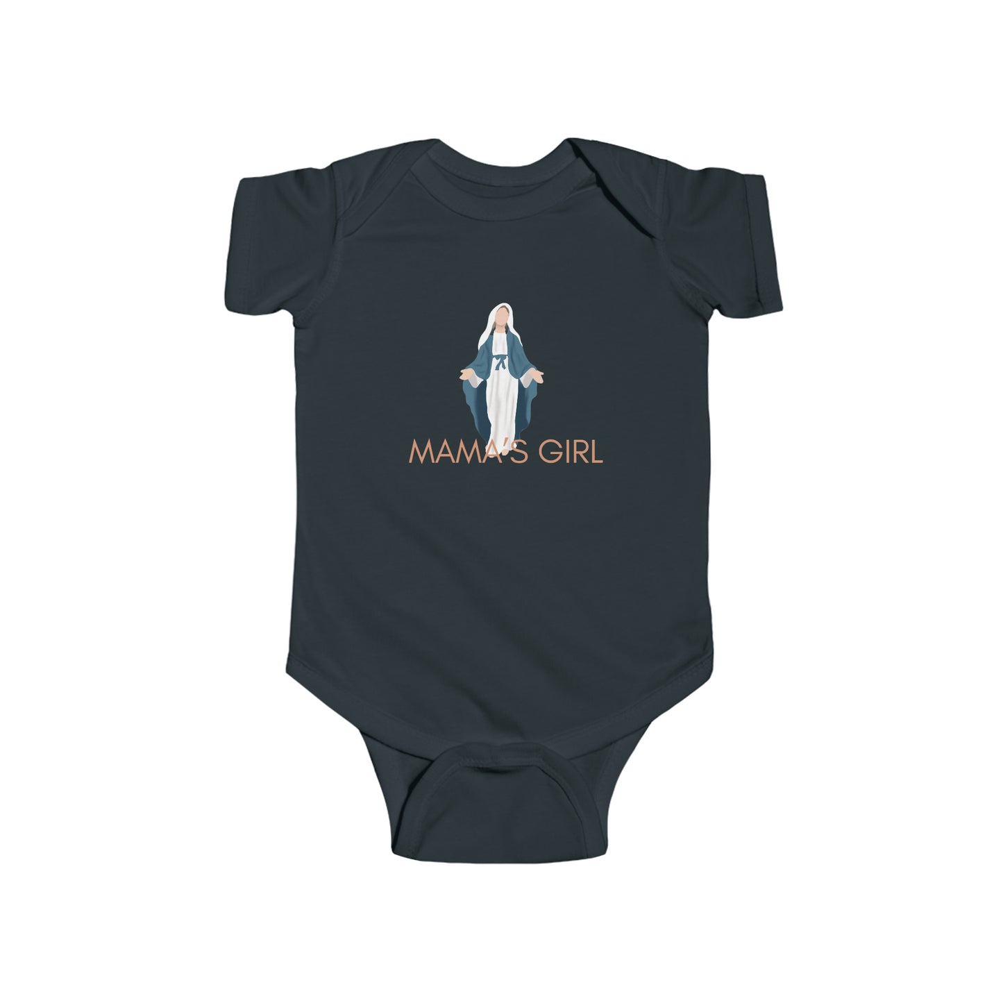 Mamas Girl | Mary, Mother of God | Adorable Gift for Catholic Baby, Newborn, and Baptism