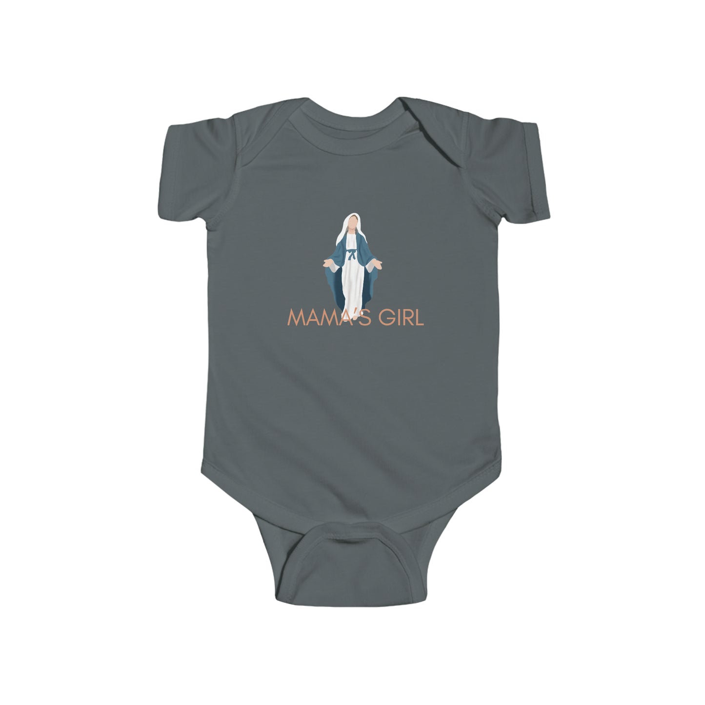 Mamas Girl | Mary, Mother of God | Adorable Gift for Catholic Baby, Newborn, and Baptism