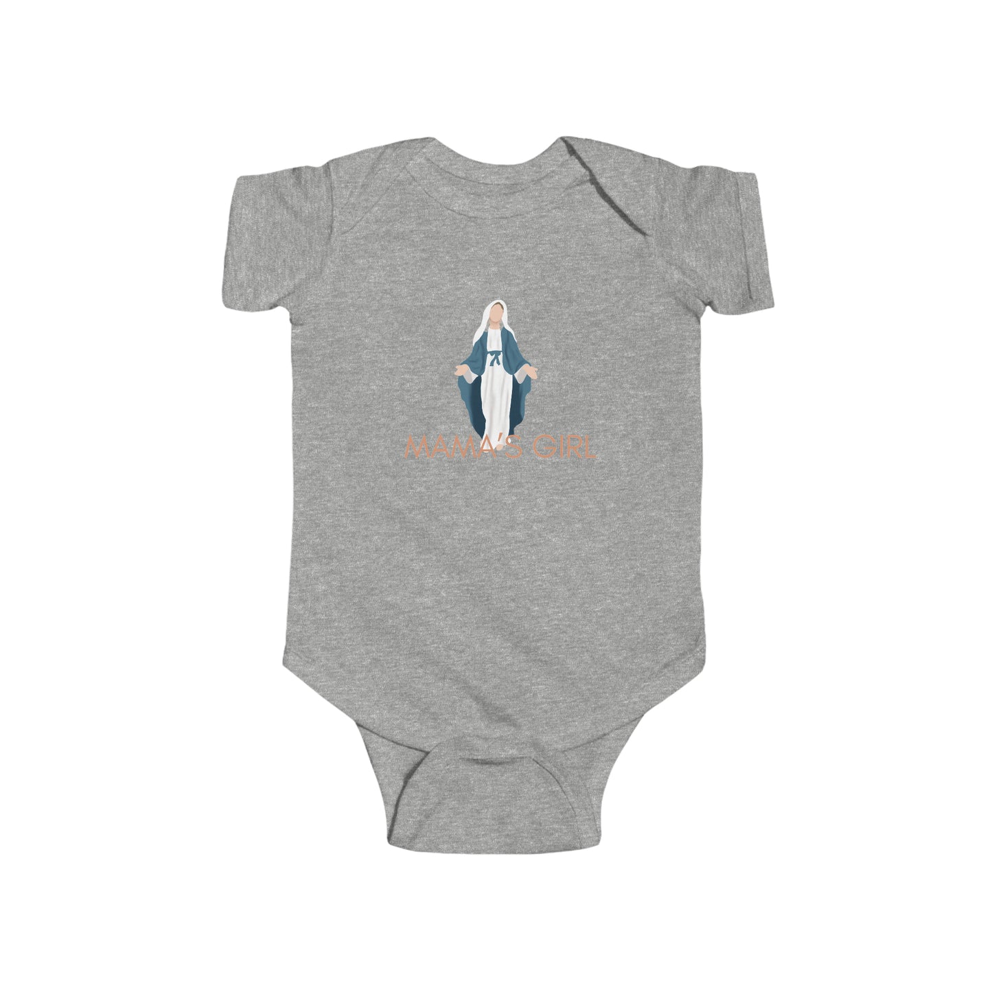 Mamas Girl | Mary, Mother of God | Adorable Gift for Catholic Baby, Newborn, and Baptism