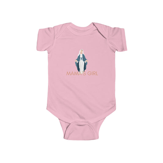 Mamas Girl | Mary, Mother of God | Adorable Gift for Catholic Baby, Newborn, and Baptism